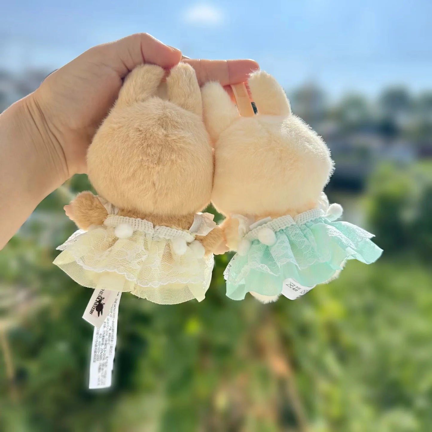 17cm Labubu I II Idol Dolls Dress Sitting Party Cute Mini Plush Doll'S Clothes Outfit Clothing Accessories For Korea Kpop Exo